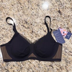 Honeylove Black Crossover Bra